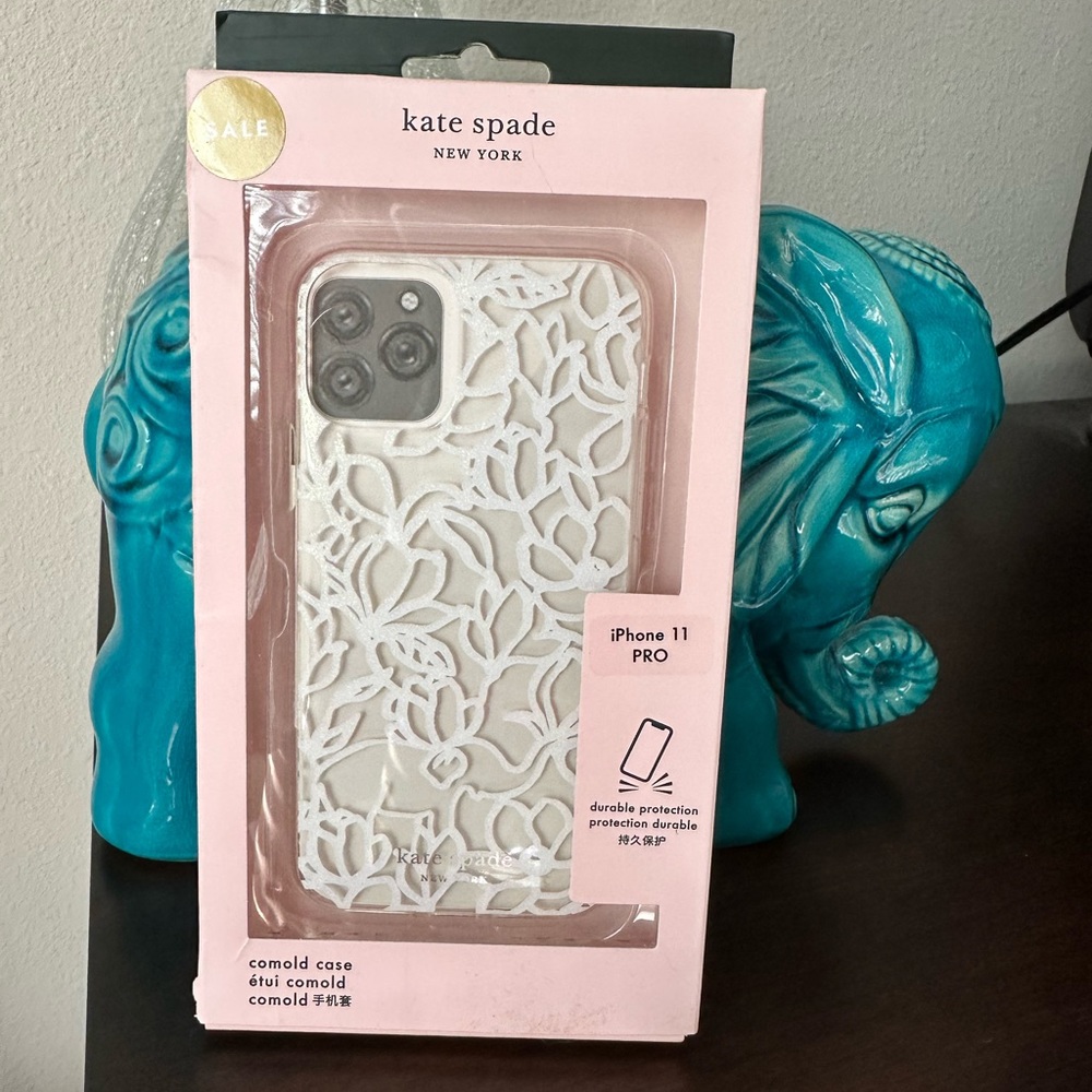 Kate Spade iPhone 11 Pro Scribble Flora Case